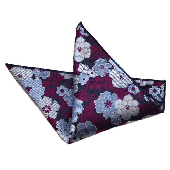 Gascoigne Other - Men's Gascoigne Floral Pocket Square Silk